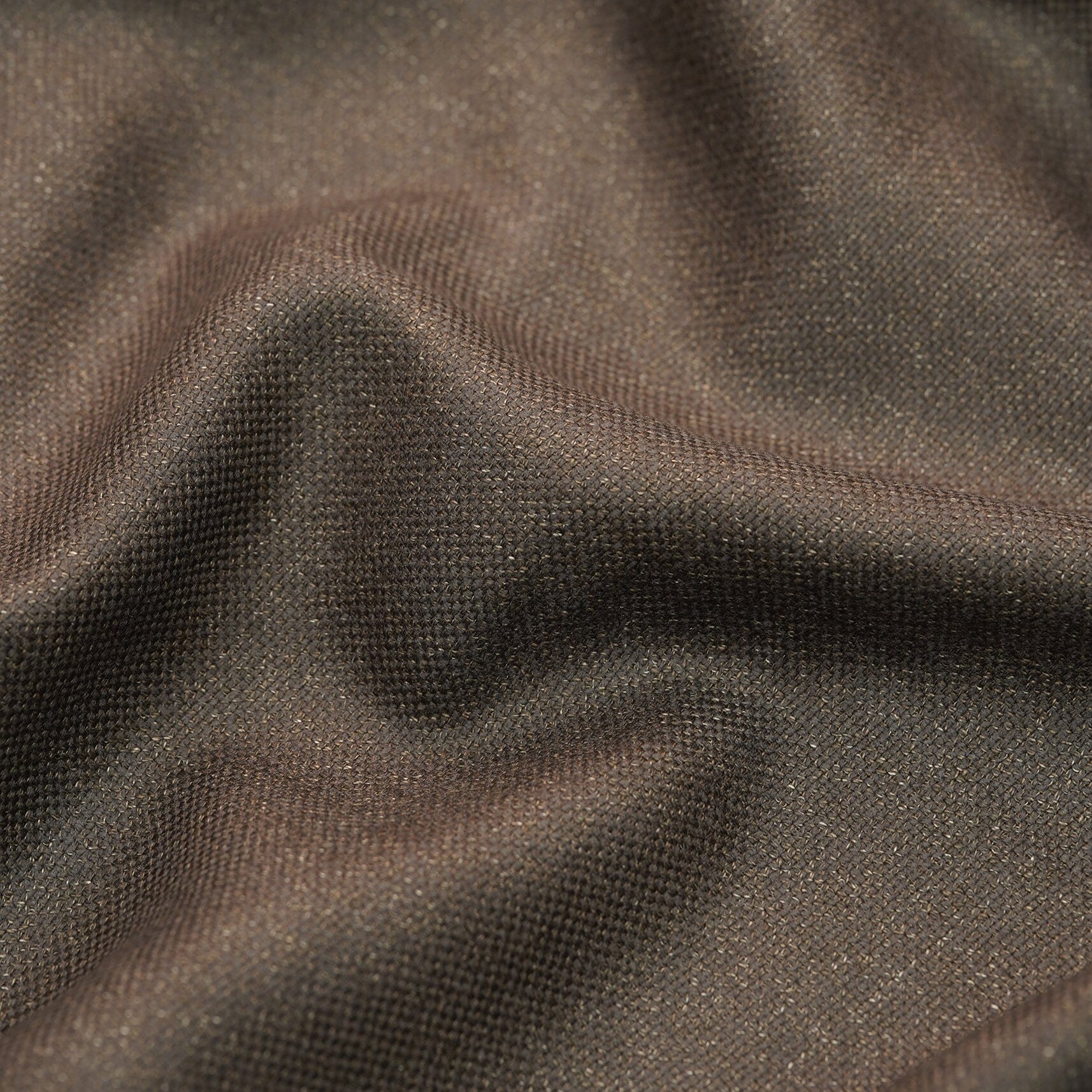 Modern Suit Fabrics-Marling & Evans Marling & Evans Brown Wool Linen Jacketing