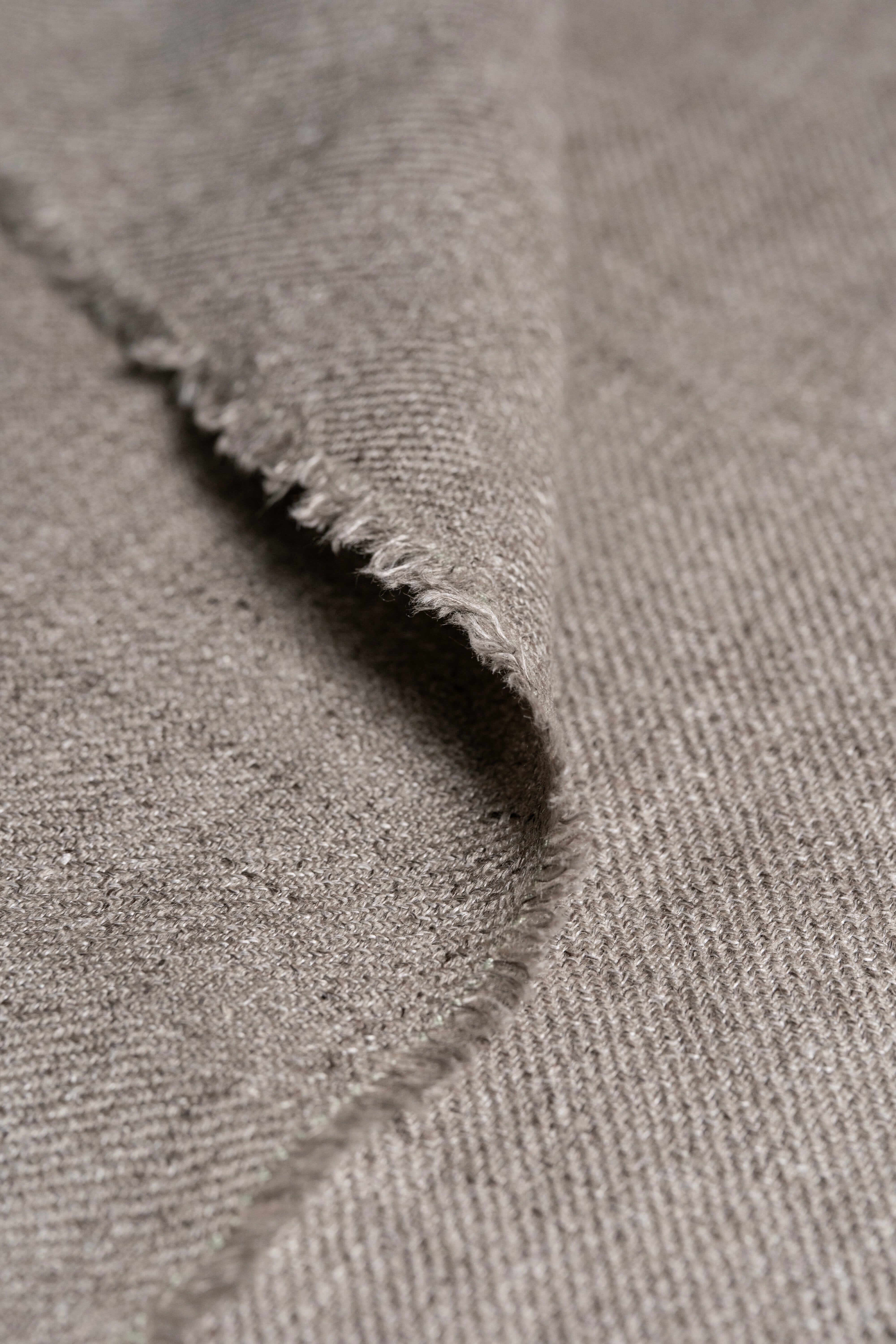 Modern Suit Fabrics-Marling & Evans Marling & Evans Taupe Wool Linen Jacketing (17527/J9)-1.8m
