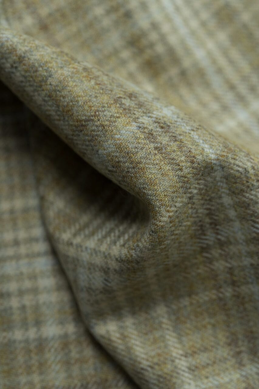 LaGondola Suit Fabric-Marton Mills GC50501 Marton Mills Winte Jacketing-13.3x15cm Sand Multi Plaid