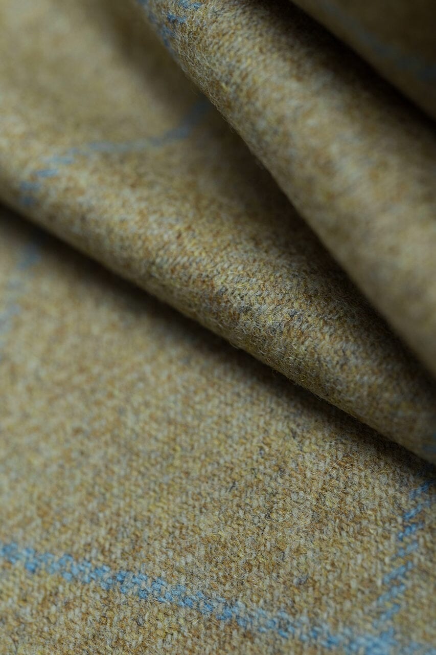 LaGondola Suit Fabric-Marton Mills GC50502 Marton Mills Winte Jacketing-7x8cm Sand Windowpane