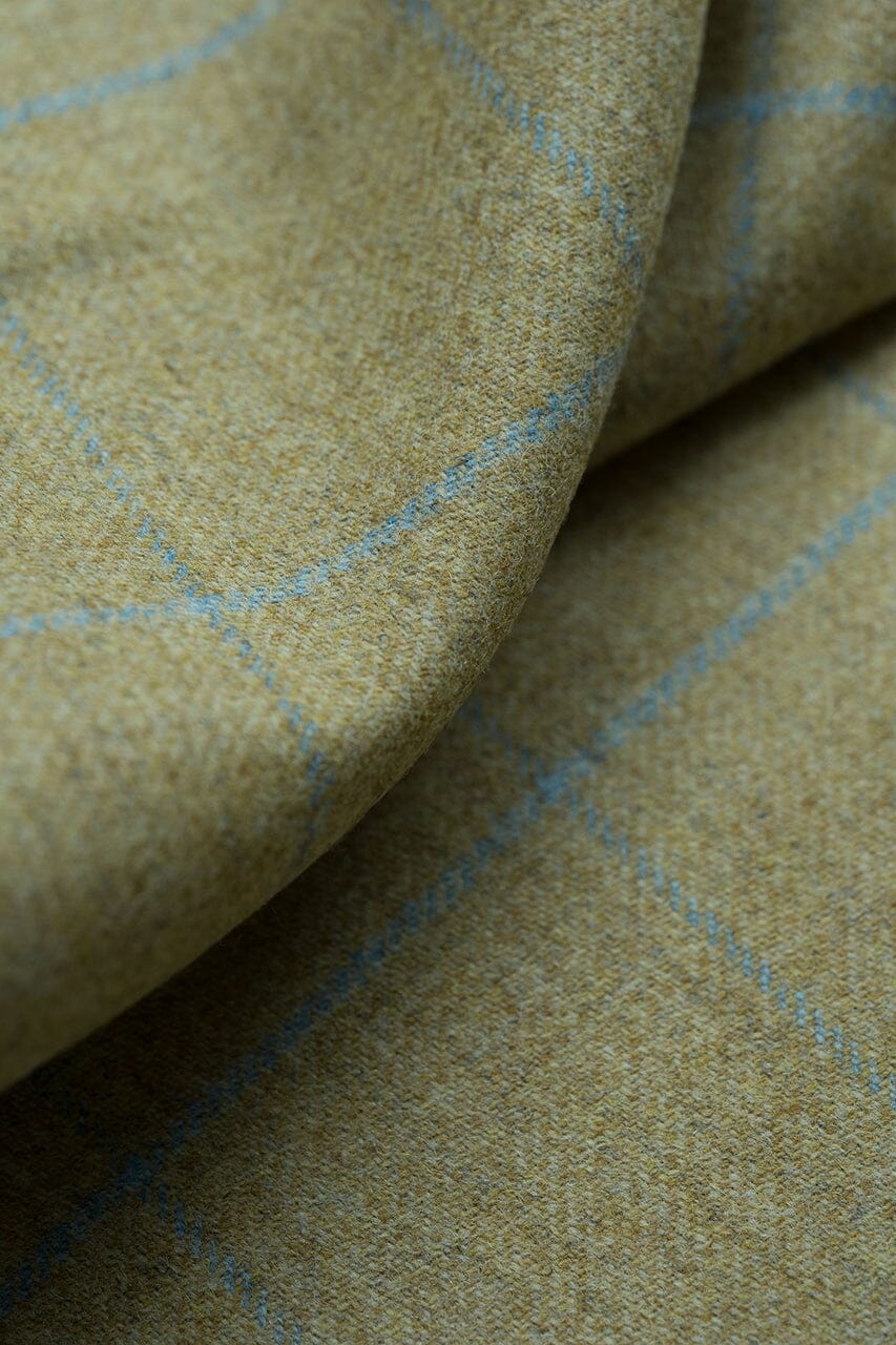 LaGondola Suit Fabric-Marton Mills GC50502 Marton Mills Winte Jacketing-7x8cm Sand Windowpane