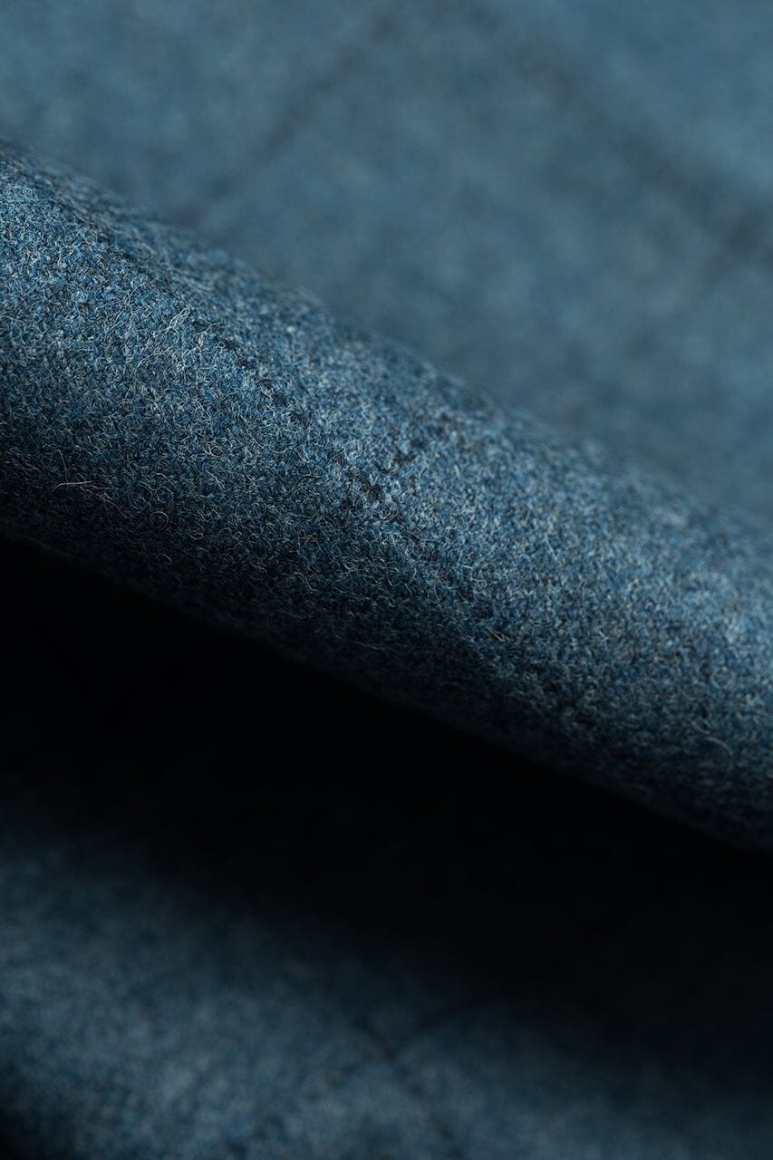 LaGondola Suit Fabric-Marton Mills GC50504 Marton Mills Winte Jacketing-6x6.3cm Slate Blue Windowpane