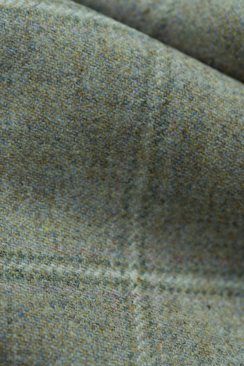 LaGondola Suit Fabric-Marton Mills GC50505 Marton Mills Winte Jacketing-7x8cm Beige Windowpane