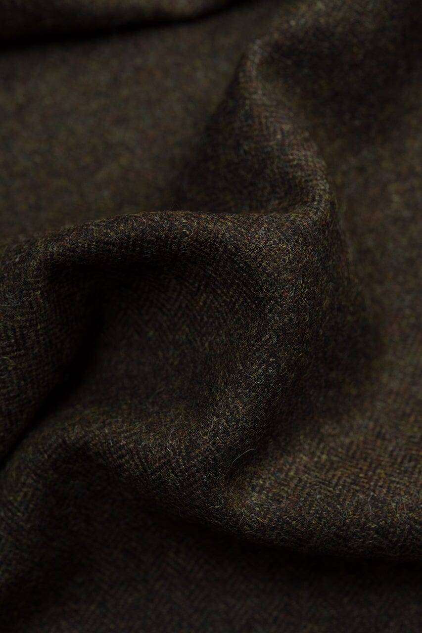 LaGondola Suit Fabric-Marton Mills GC50519 Marton Mills Winte Jacketing-Mocha Herringbone