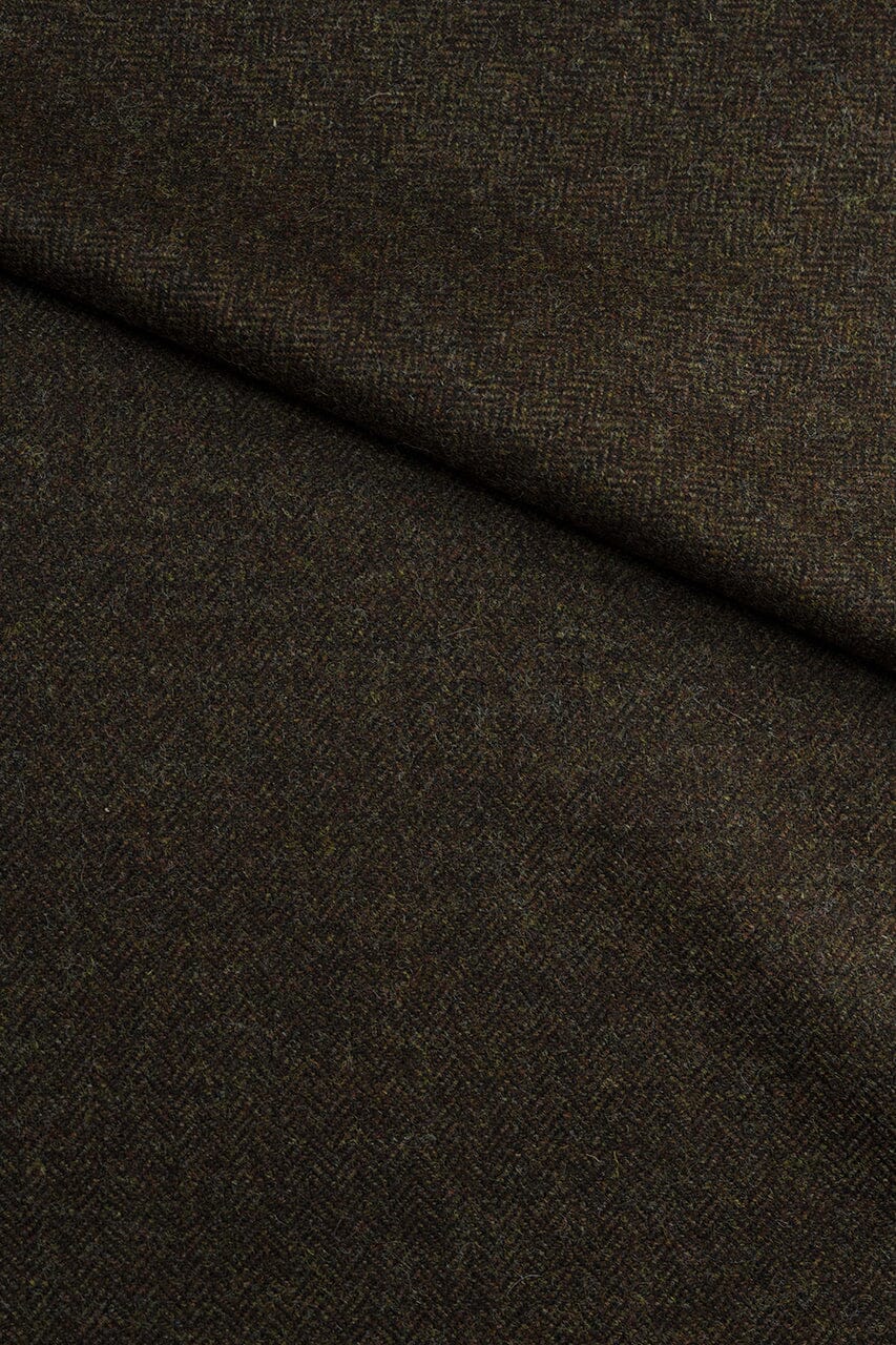 LaGondola Suit Fabric-Marton Mills GC50519 Marton Mills Winte Jacketing-Mocha Herringbone