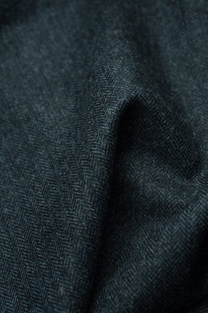 LaGondola Suit Fabric-Marton Mills GC50524 Marton Mills Winte Jacketing-Midnight NavyHerringbone