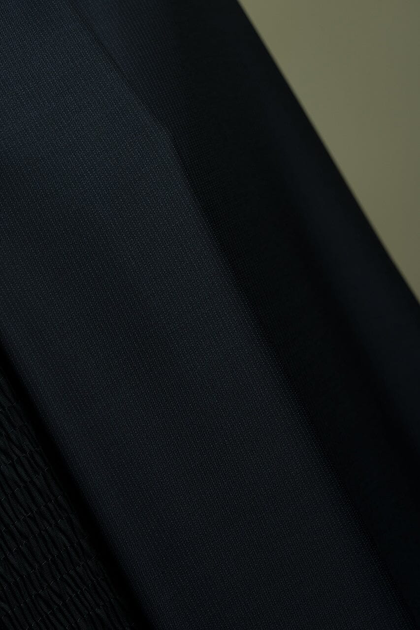 Vintage Suit Fabrics-Marzoni V23423 Marzoni Navy Stripe Wool Suiting -3m