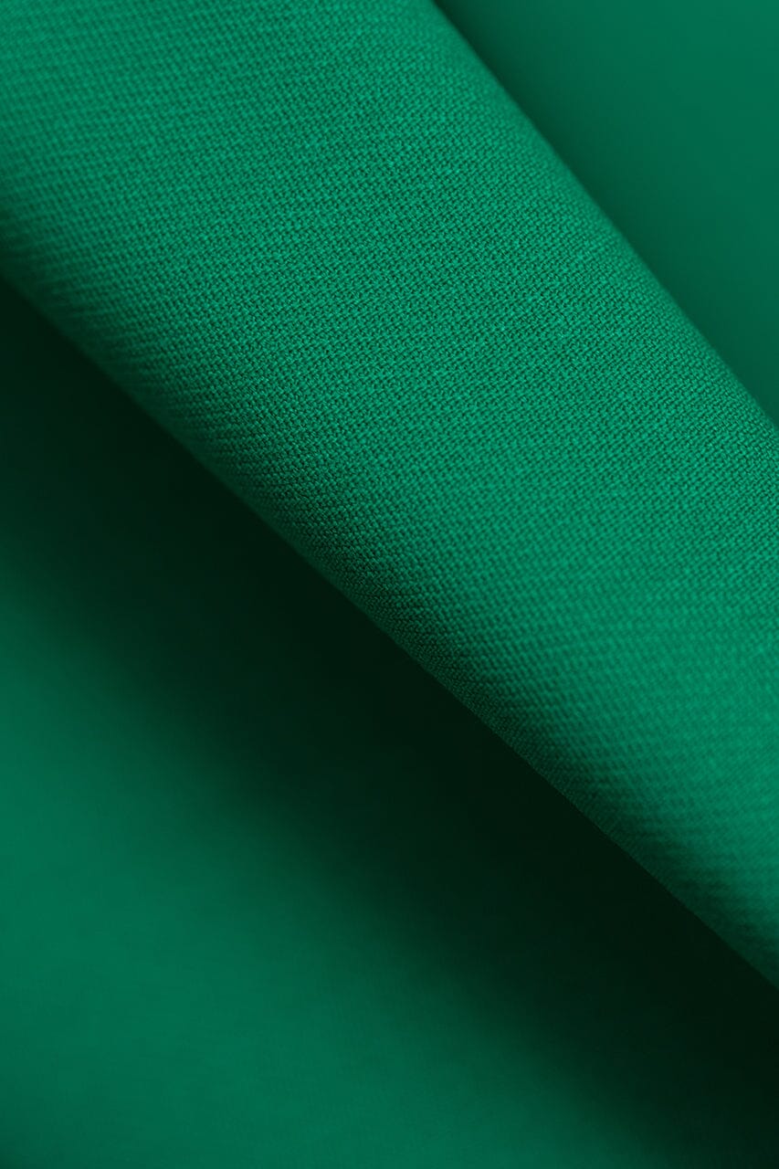 Vintage Suit Fabrics-Marzoni V23428 Green Wool Jacketing -2m