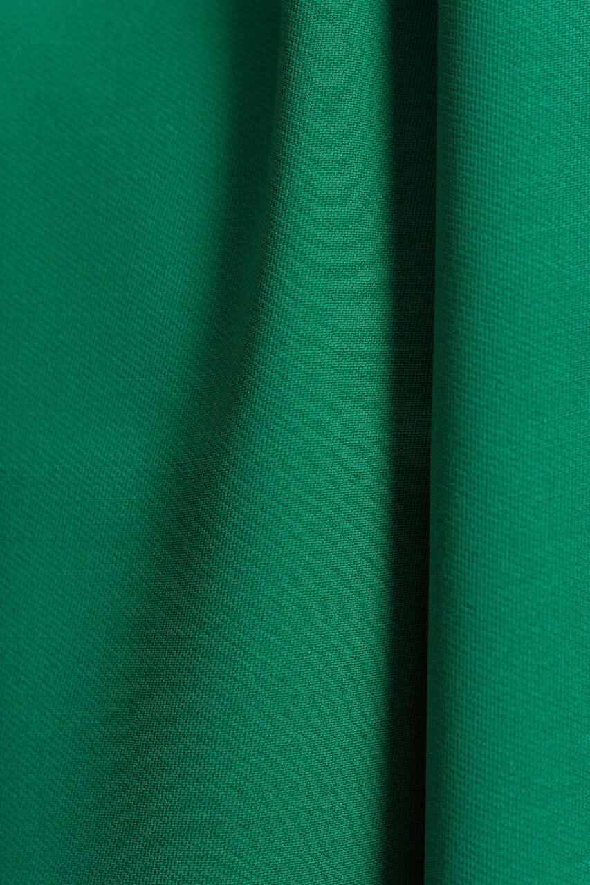 Vintage Suit Fabrics-Marzoni V23428 Green Wool Jacketing -2m