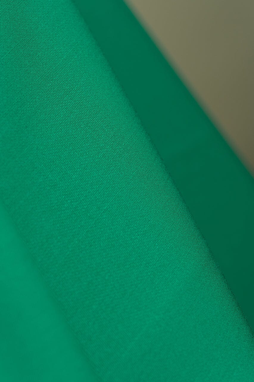 Vintage Suit Fabrics-Marzoni V23428 Green Wool Jacketing -2m