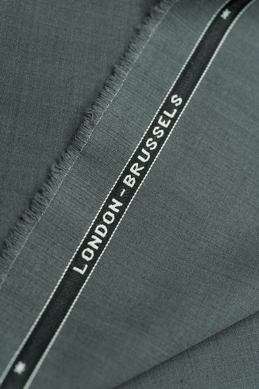 Modern Suit Fabrics-Scabal 706039 Scabal Dynamic in Grey