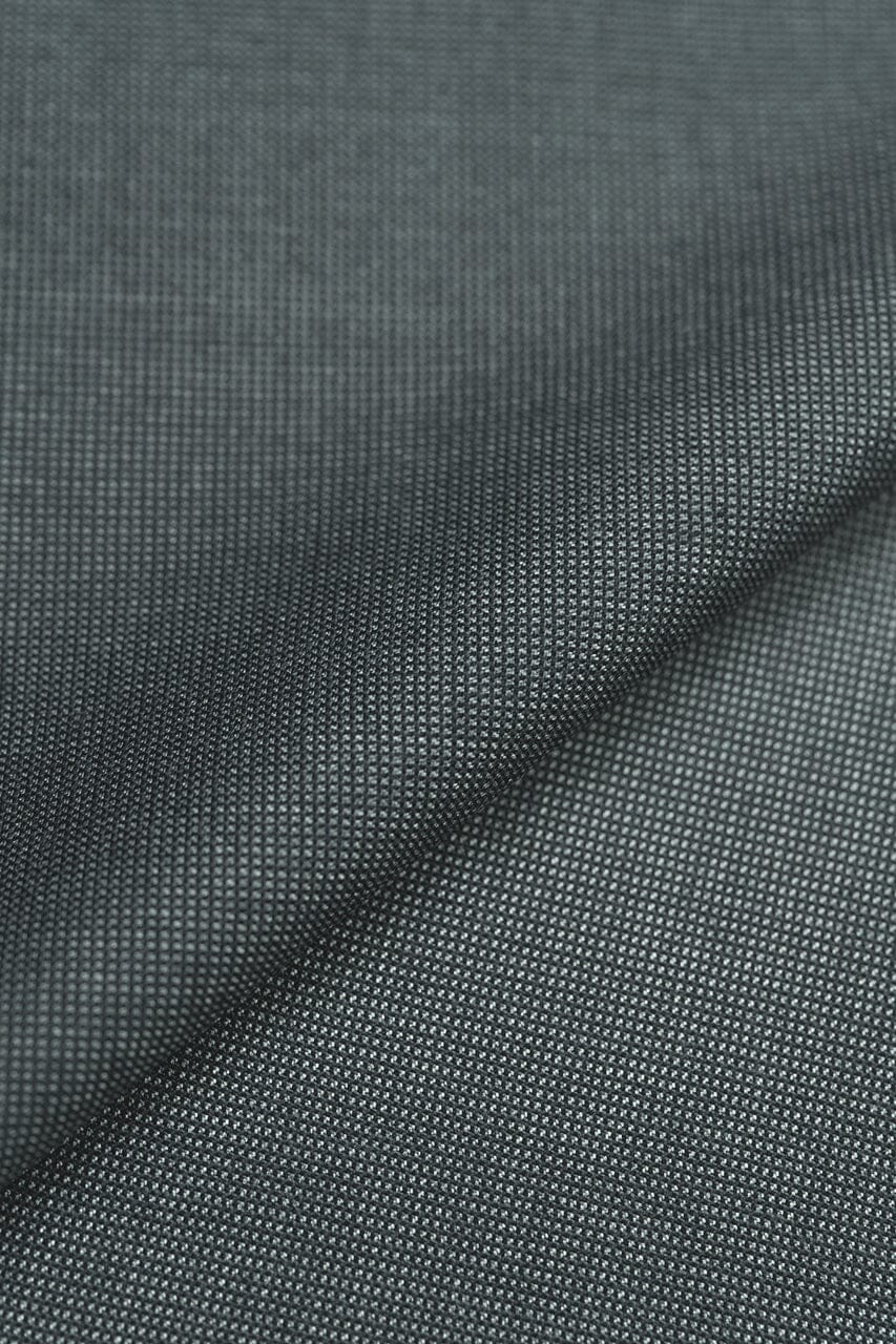 Modern Suit Fabrics-Scabal Scabal Diamond Clip in Grey Pinhead-1.8m