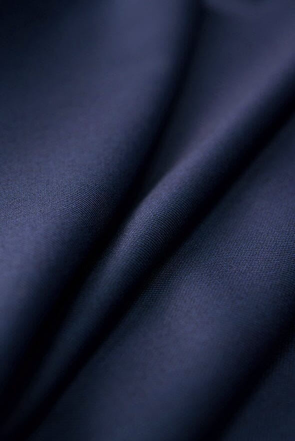 Vintage Suit Fabrics-Scabal V10528 Scabal Dark Blue Suiting-1.6m