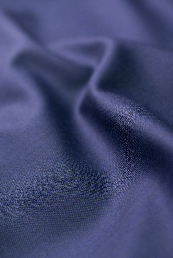 Vintage Suit Fabrics-Scabal V10528 Scabal Dark Blue Suiting-1.6m