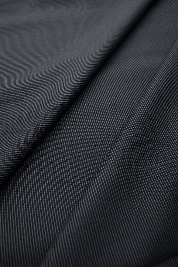 Vintage Suit Fabrics-Scabal V20366 Navy Silver Line Super 100's Suiting -2.9m