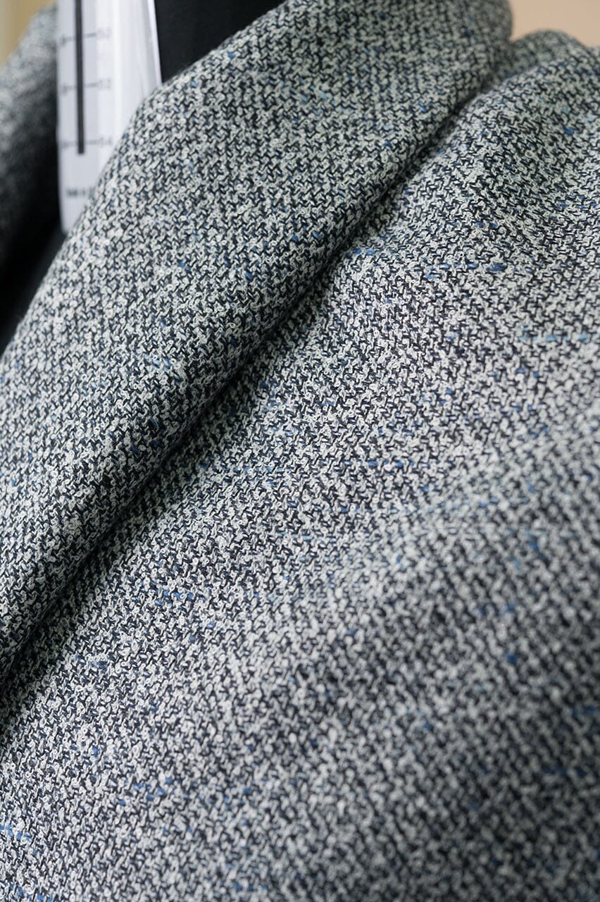 SEC2307 Blue Wool Silk Jacketing-1.8m Modern LaGondola