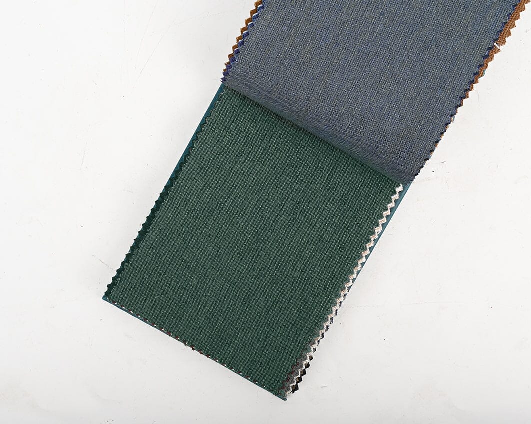 TheKhakiClub Suit Fabric-Spence Bryson L3121 Pine Green Fine Irish Linen