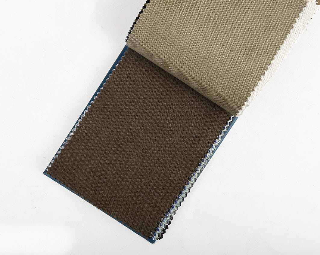 TheKhakiClub Suit Fabric-Spence Bryson L3131 Coffee Basketweave Linen
