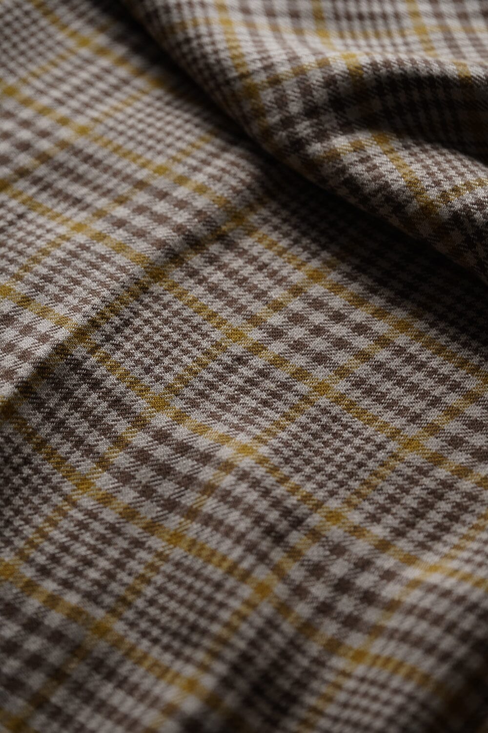 TheKhakiClub Suit Fabric-Spence Bryson L4302 Plaid Brick Linen Tweed