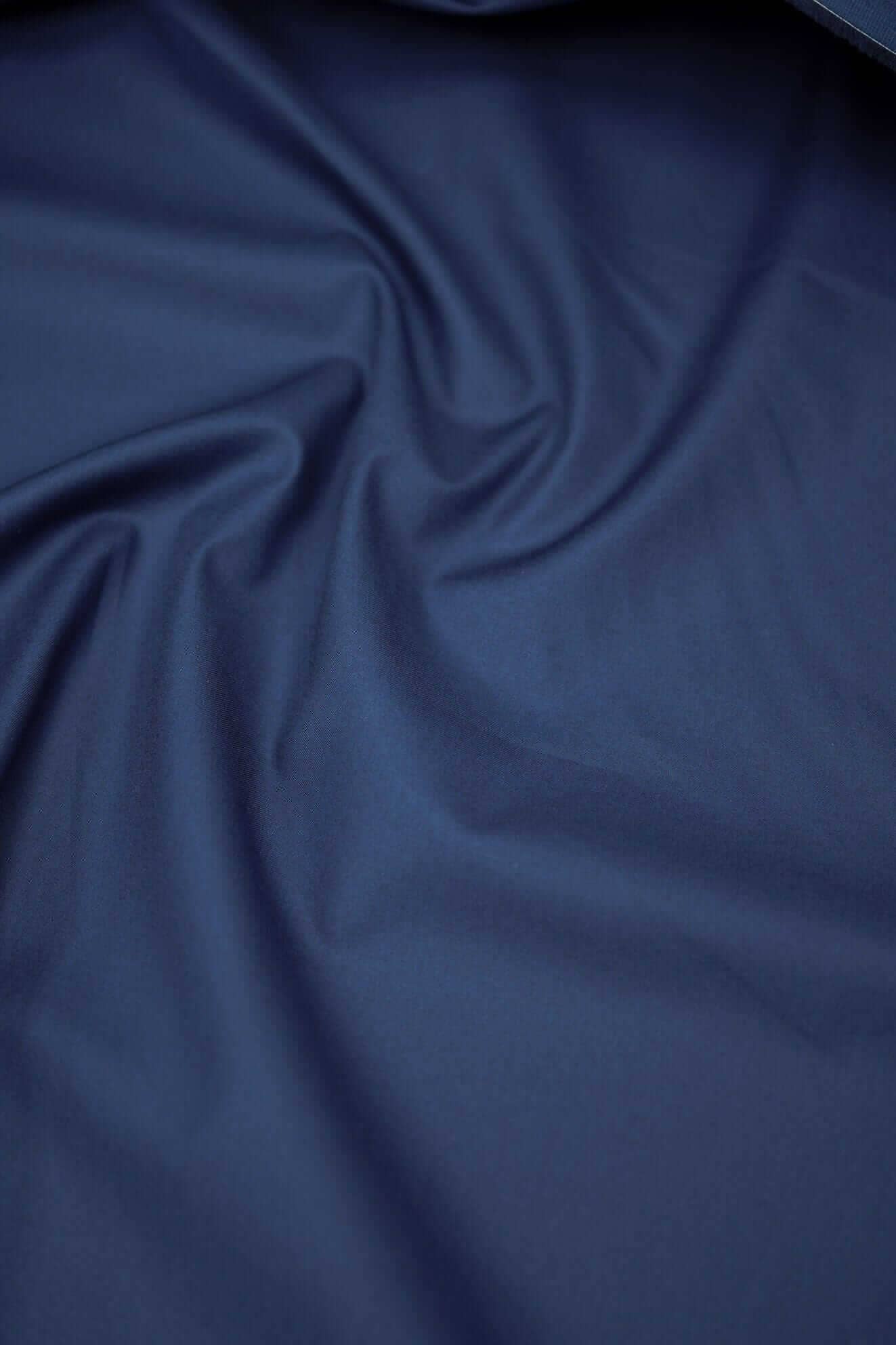 Modern Suit Fabrics-Tessuti di Sondrio Dark Blue Lightweight Cotton