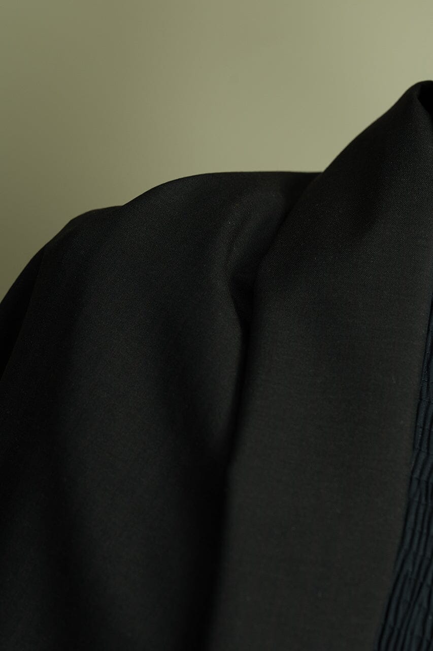 V10137 Dark Brown Red Stripe Wool Suiting -2.35m - Yoo's Club