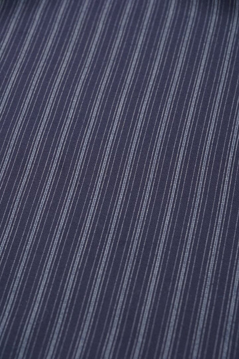 V20111 Multi Stripe Navy Twill Suiting-3.4m