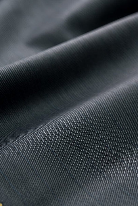 V20172 Dormeuil Silver Grey Twill & Strip Suiting -2.9m