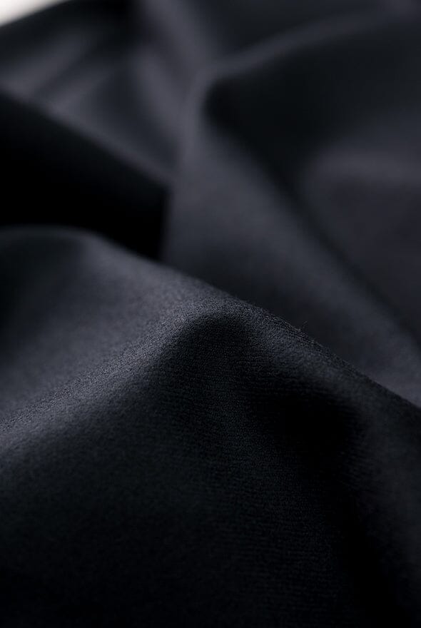V20181 Black Ink Superfine Wool Suiting-3.2m