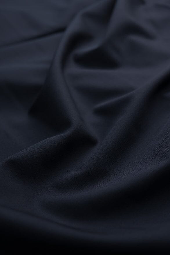 V20253 Dark Blue 120's Wool Suiting-1.3m+1.7m VINTAGE Vintage