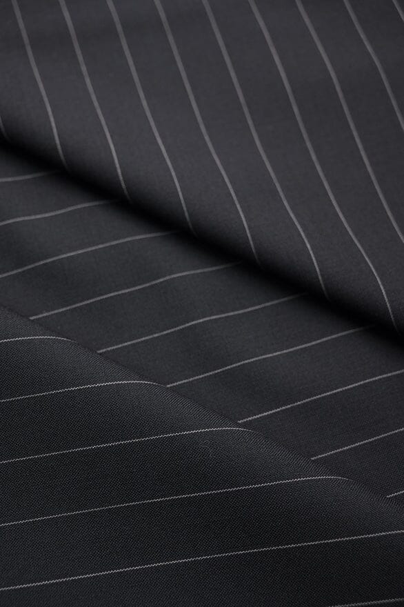V20334 Black Stripe Suiting -3.1m VINTAGE John Cooper