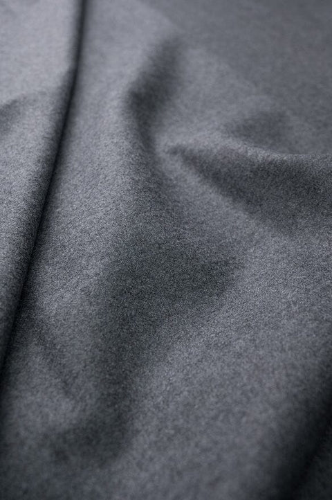 V20375 Dark Gray Wool & Cashmere -1.7m VINTAGE Vintage