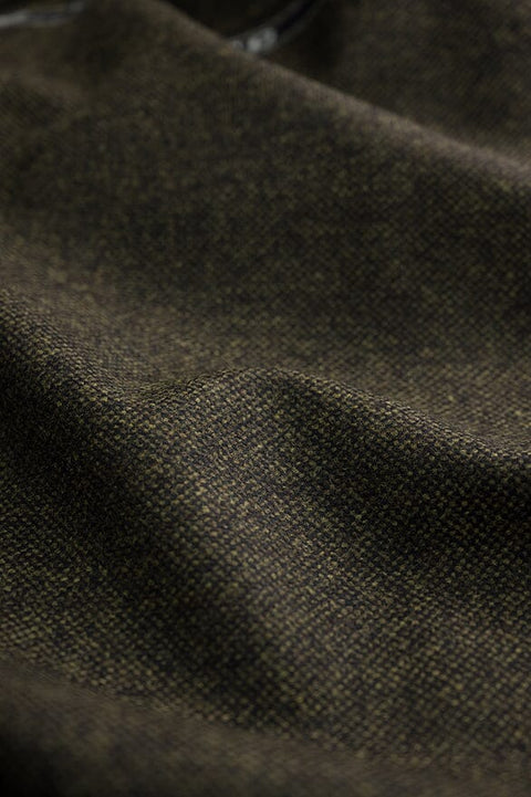 V20395 Moss Green Birdeye Wool Jacketing -1.7m VINTAGE Giorgio Vallino