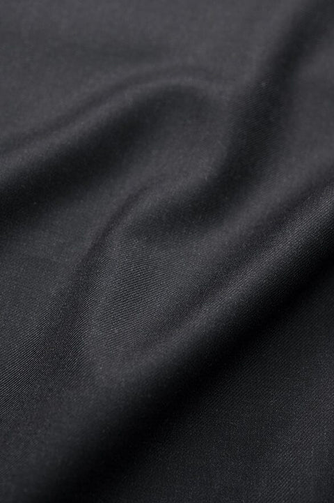 V20410 Dark Gray Terylene & Wool Suiting -3.3m VINTAGE Vintage
