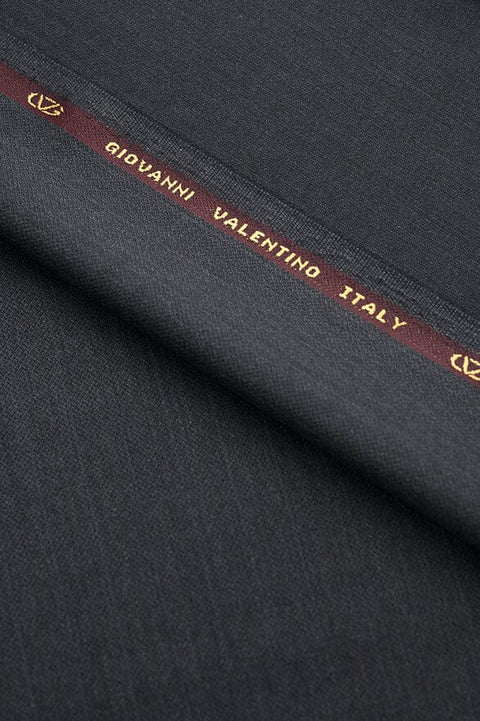 V20500 Charcoal Stripe 120s Wool Suiting -3m VINTAGE Giovanni Valentino