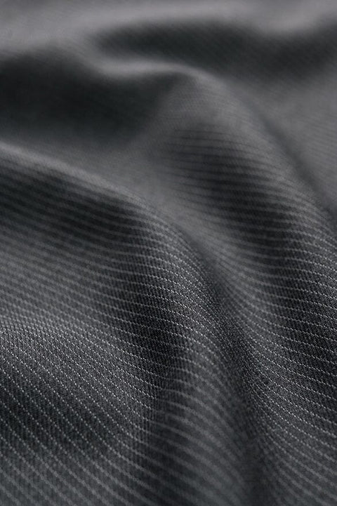 V20504 Charcoal Stripe Suiting - 2.6m VINTAGE Charles Sowden