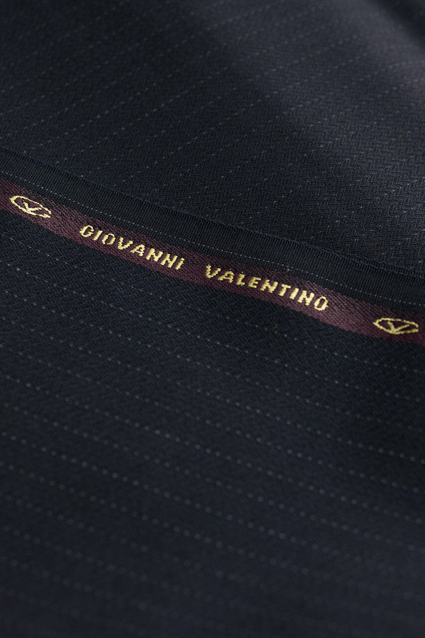 V20536 Dark Slate Blue Stripe 120s Wool -3m VINTAGE Giovanni Valentino