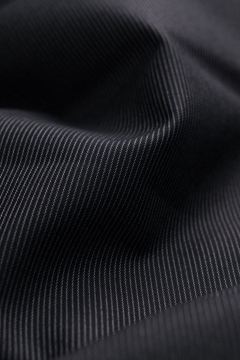 V20554 Dark Indigo Stripe 100s Wool -2.9m VINTAGE BARCLAYS