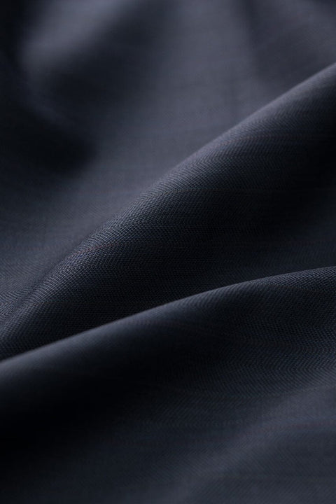 V20565 DORMEUIL Dark Royal Blue Twill 100s Wool -2.8m VINTAGE DORMEUIL