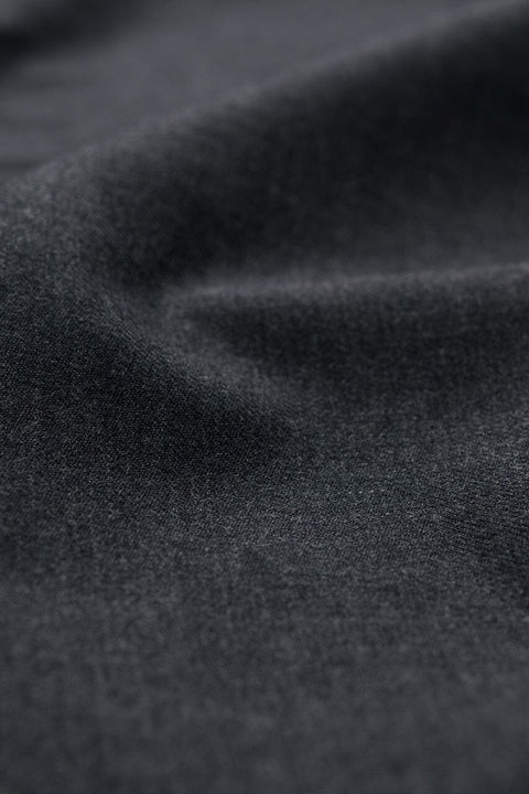 V20584 Charcoal Plain Wool -2m VINTAGE Boss & Bros