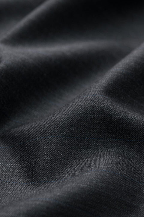 V20591 Charcoal Stripe Wool -2.9m VINTAGE Vintage