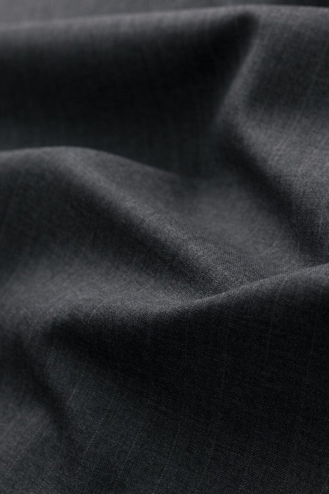 V20599 Charcoal Stripe Tropical Wool Cashmere -2.7m VINTAGE Vintage