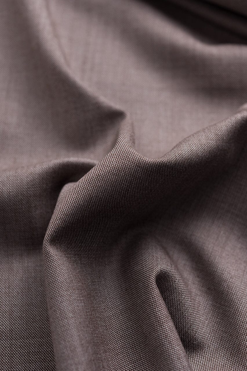 V23047 Clay Sharkskin Wool Suiting -1.55m VINTAGE Vintage
