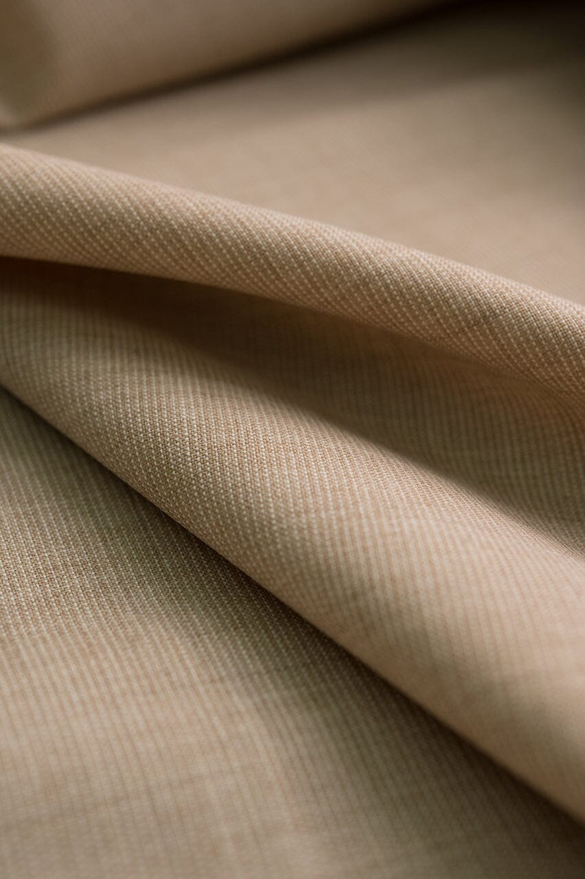 V23056 Light Brown Wool Mixed Suiting -3.5m VINTAGE Vintage