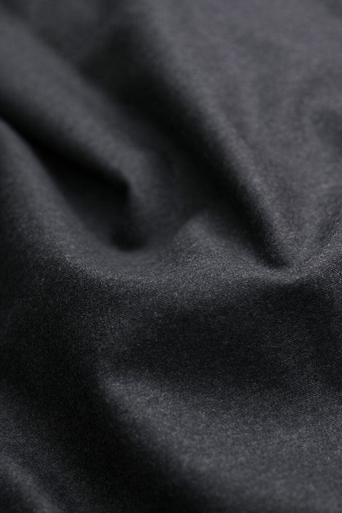 V23084 Grey Plain 120's Wool Suiting -3m VINTAGE Vintage