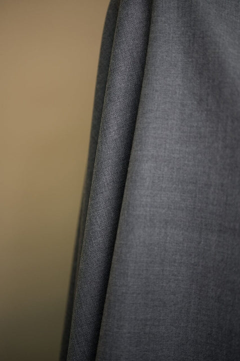 V23161 Grey Plain Cashmere-1.8m VINTAGE Vintage