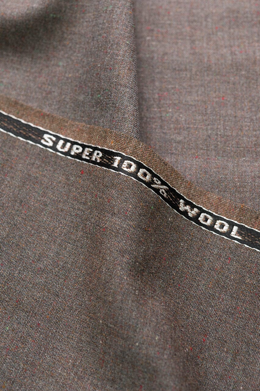 V23182 Taupe Donegal Wool -2.9m VINTAGE Vintage