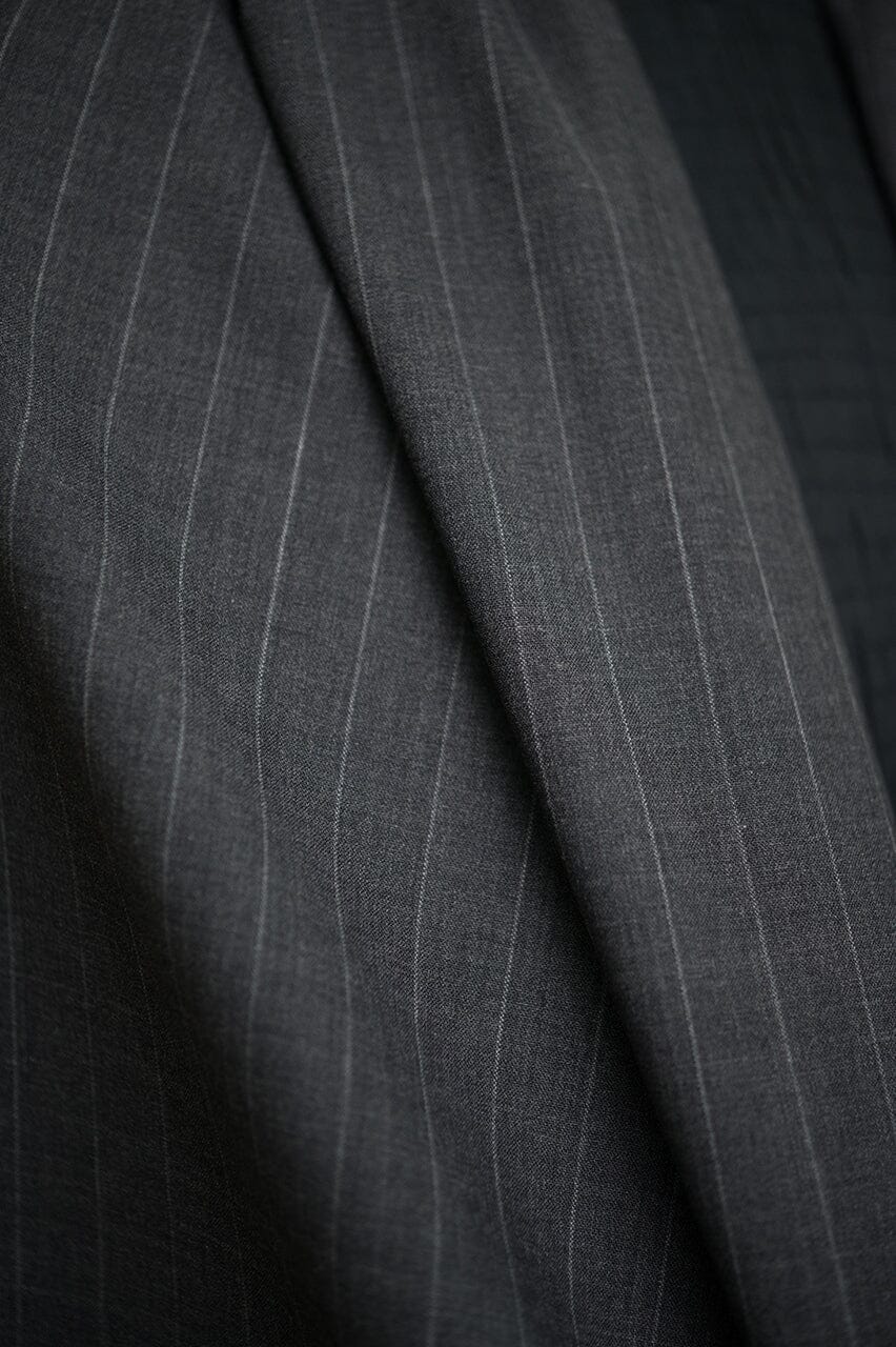 V23232 VBC Grey Stripe Wool -3.1m VINTAGE VBC