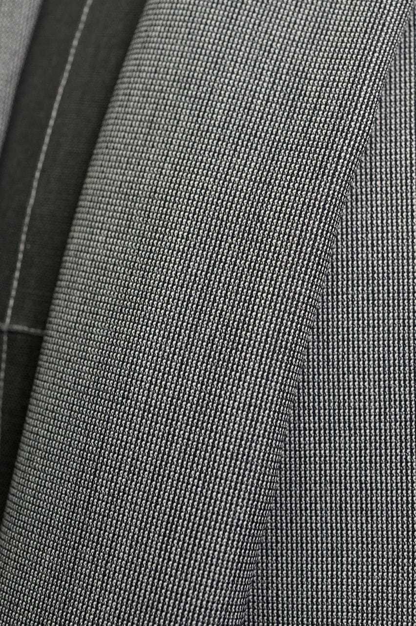V23251 Dormeuil Grey Nailhead Wool Suiting-2.9m VINTAGE Dormeuil