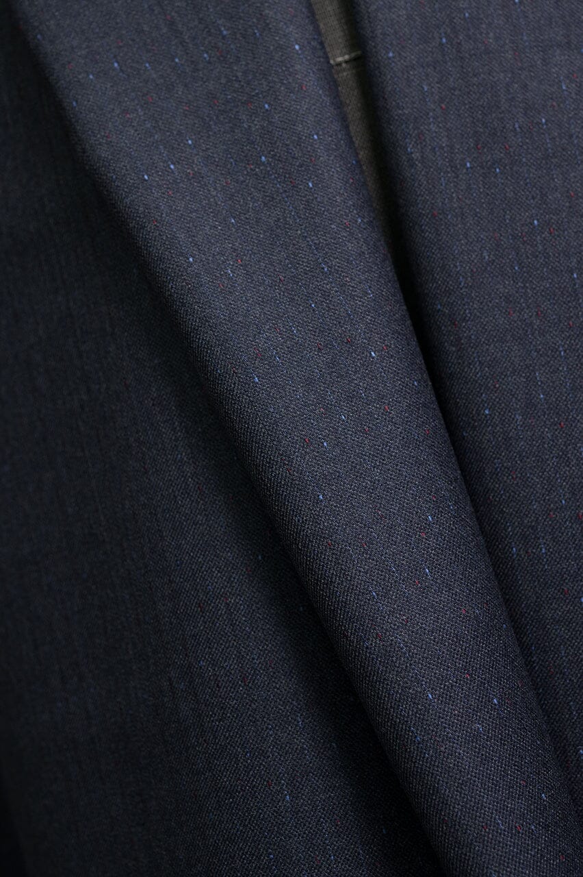 V23285 Blue Bower Roebuck Superfine Worsted Wool Suiting-3.1m VINTAGE Bower Roebuck