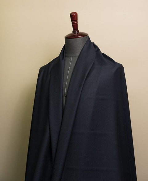 V23296 Dark Blue Nailhead 110's Wool Suiting-3m VINTAGE santa barbara